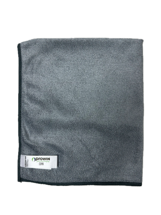 proWIN COPPA grau, Mikrofasertuch, 40 cm x 40 cm