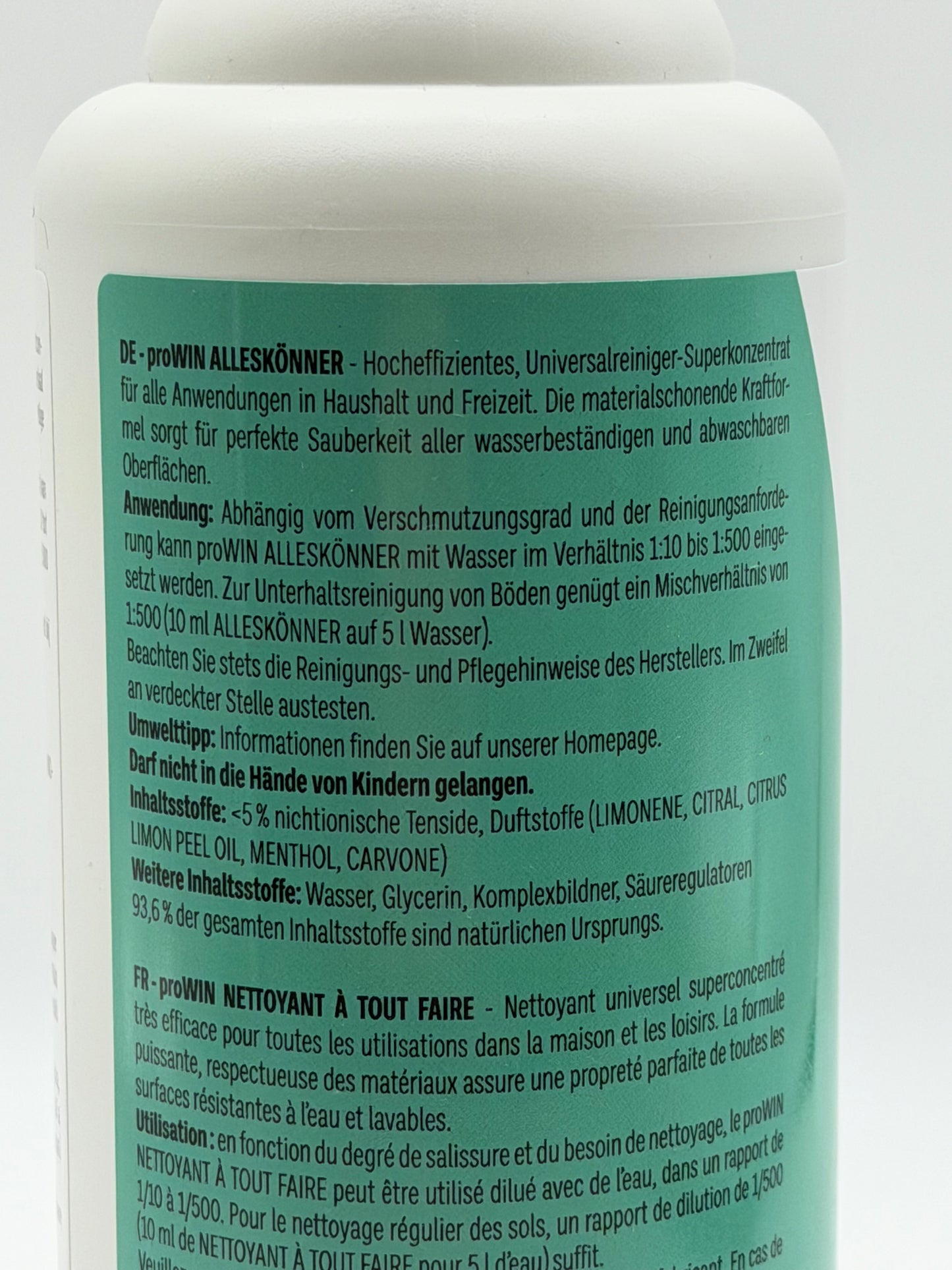 proWIN ALLESKÖNNER, Öko Universalreiniger, 500 ml