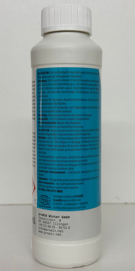 proWIN ACTIFLOW Abflussreiniger, 250 ml