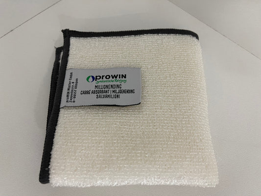 proWIN MILLIONENDING grau, Reinigungstuch, 25 cm x 25 cm