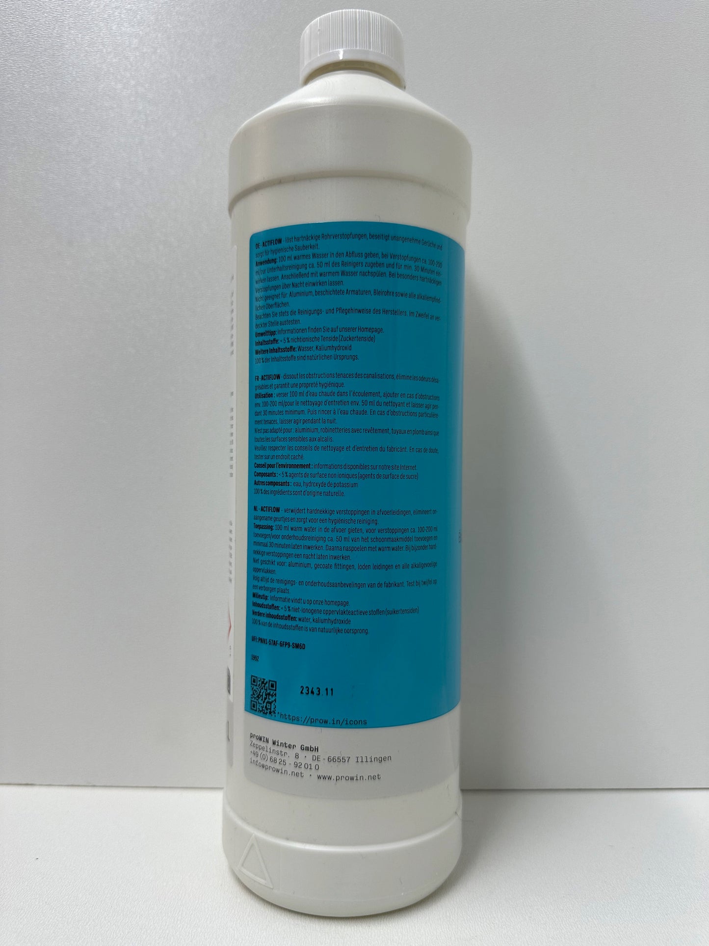 proWIN ACTIFLOW Abflussreiniger, 1000 ml