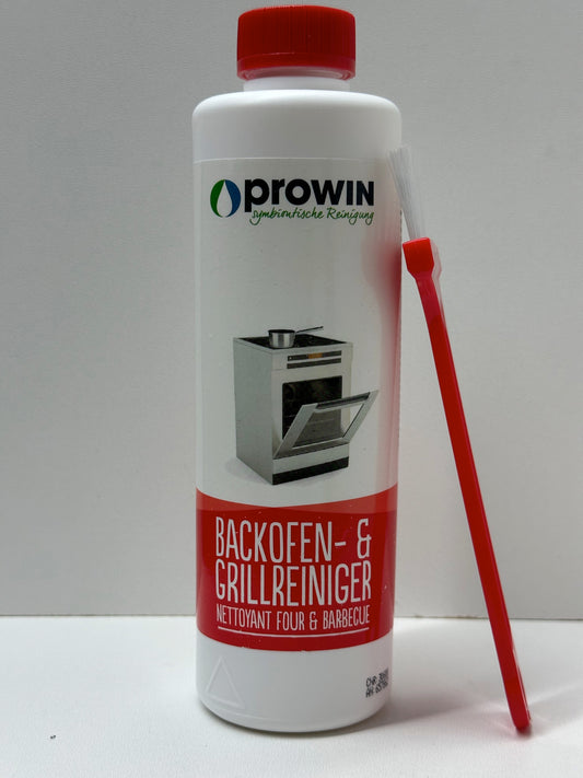 proWIN BACKOFEN- & GRILLREINIGER mit Pinsel, 500 ml