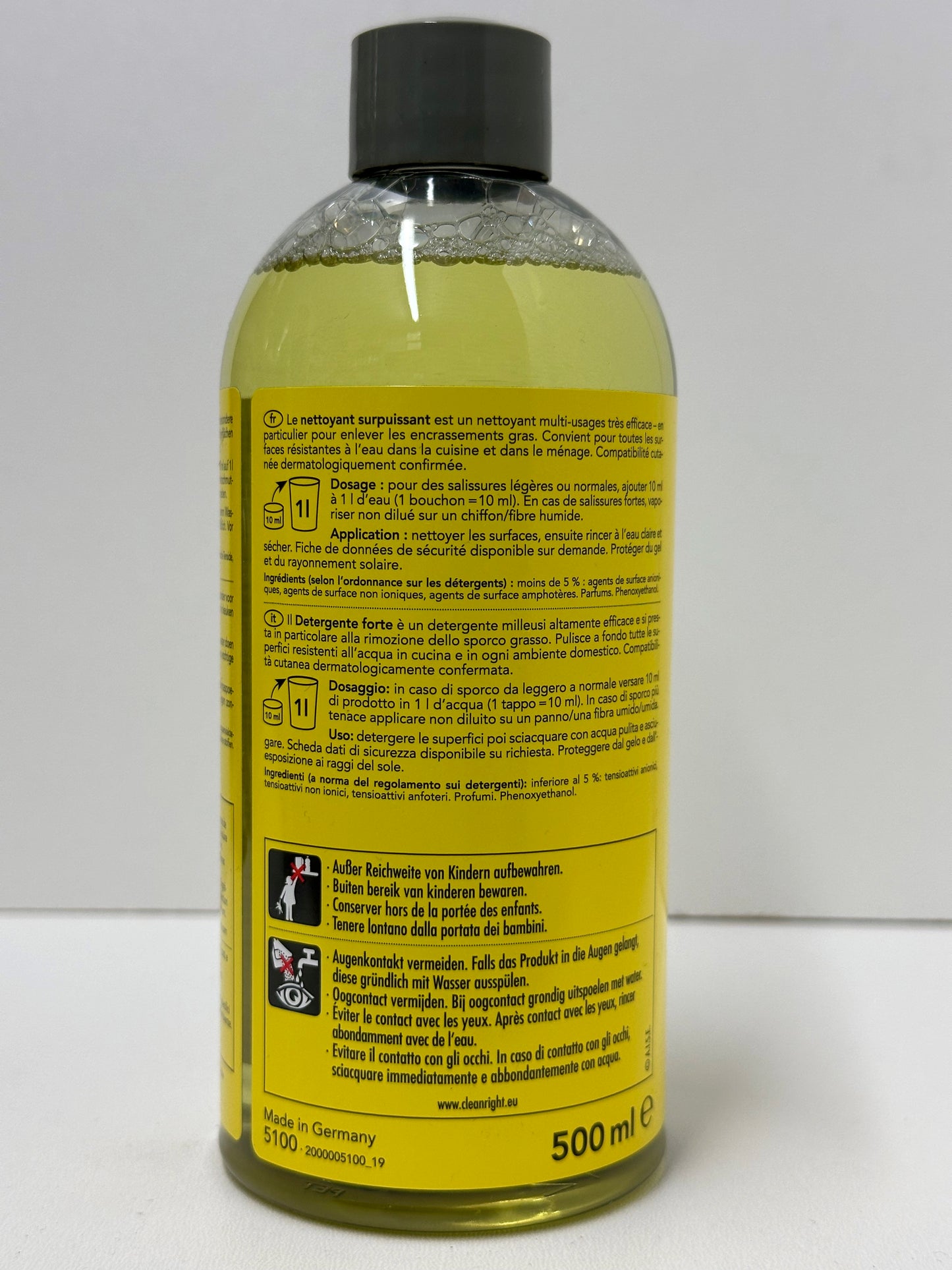 JEMAKO Kraftreiniger mit Schaumpumpe, Allzweckreiniger, 500 ml