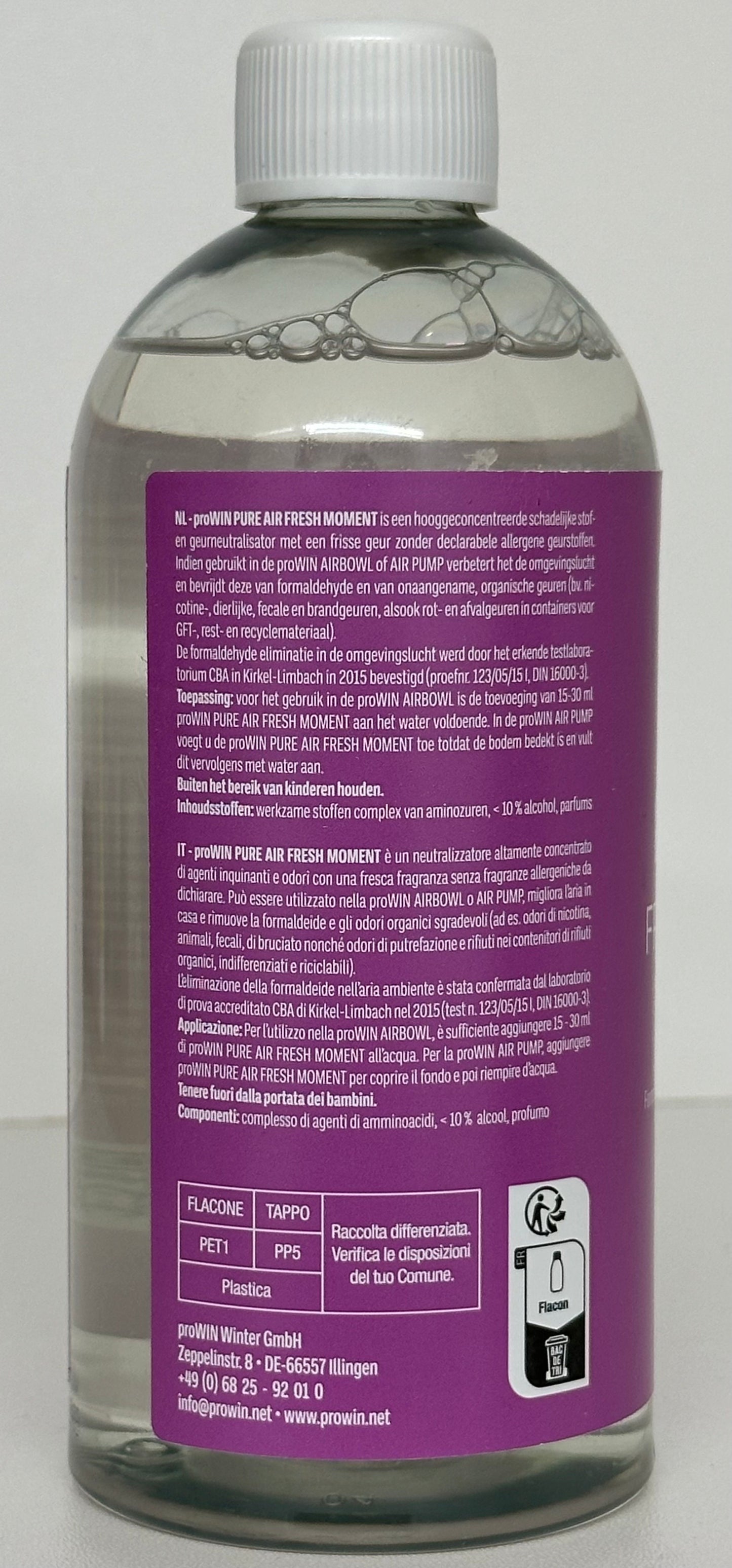 proWIN PURE AIR FRESH MOMENT, Luftreiniger, 500 ml