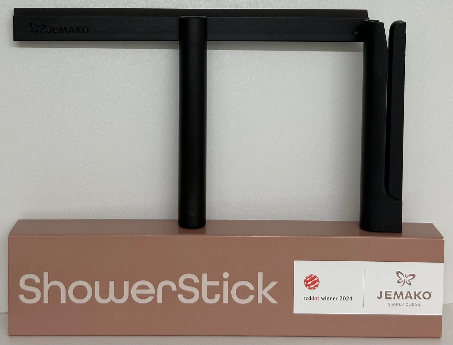 JEMAKO ShowerStick mit Wandhalterung, Duschabzieher