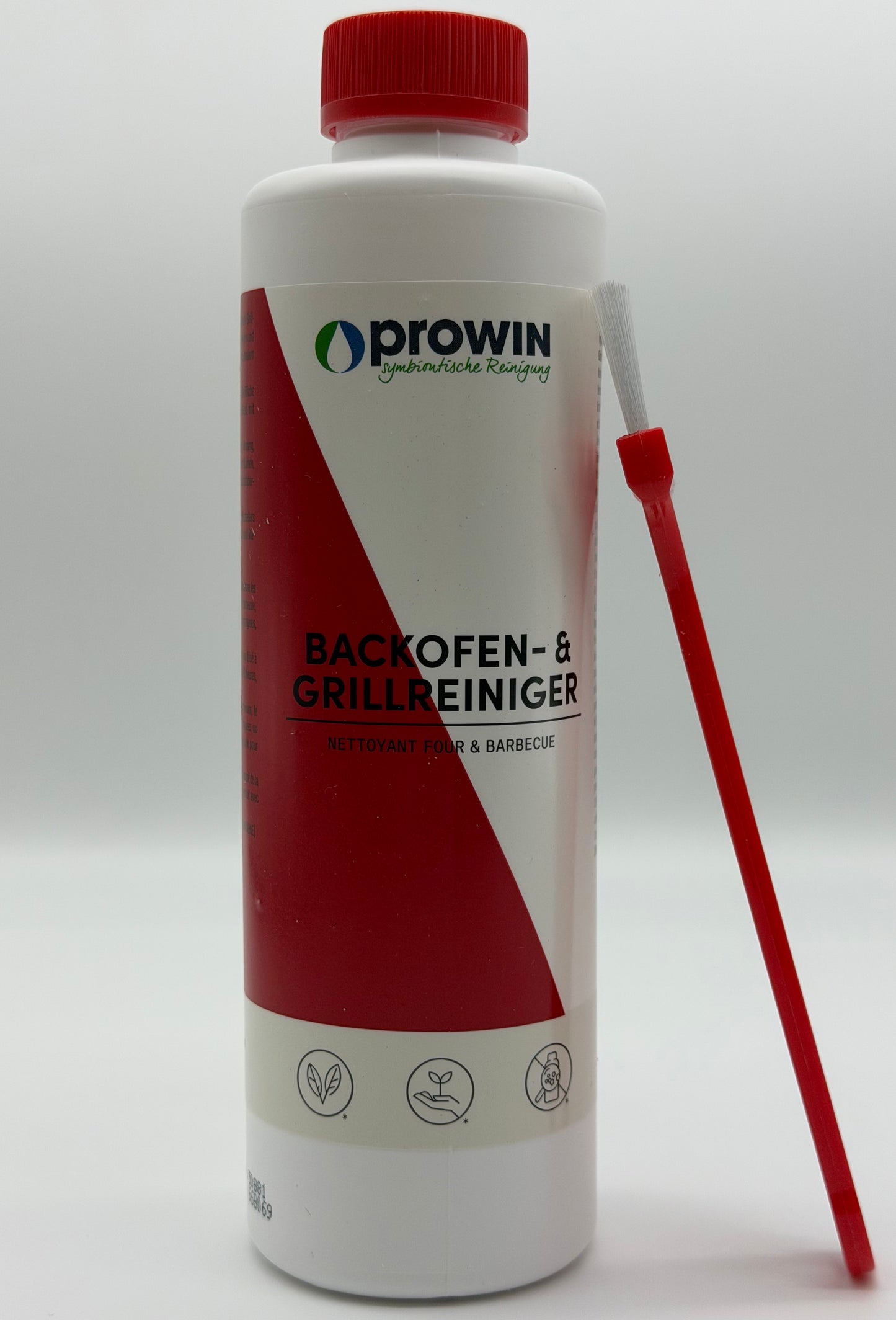 proWIN BACKOFEN- & GRILLREINIGER mit Pinsel, 500 ml