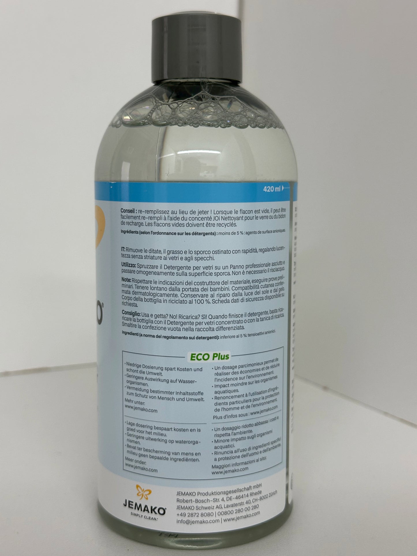 JEMAKO Glasreiniger mit Schaumpumpe, 500 ml