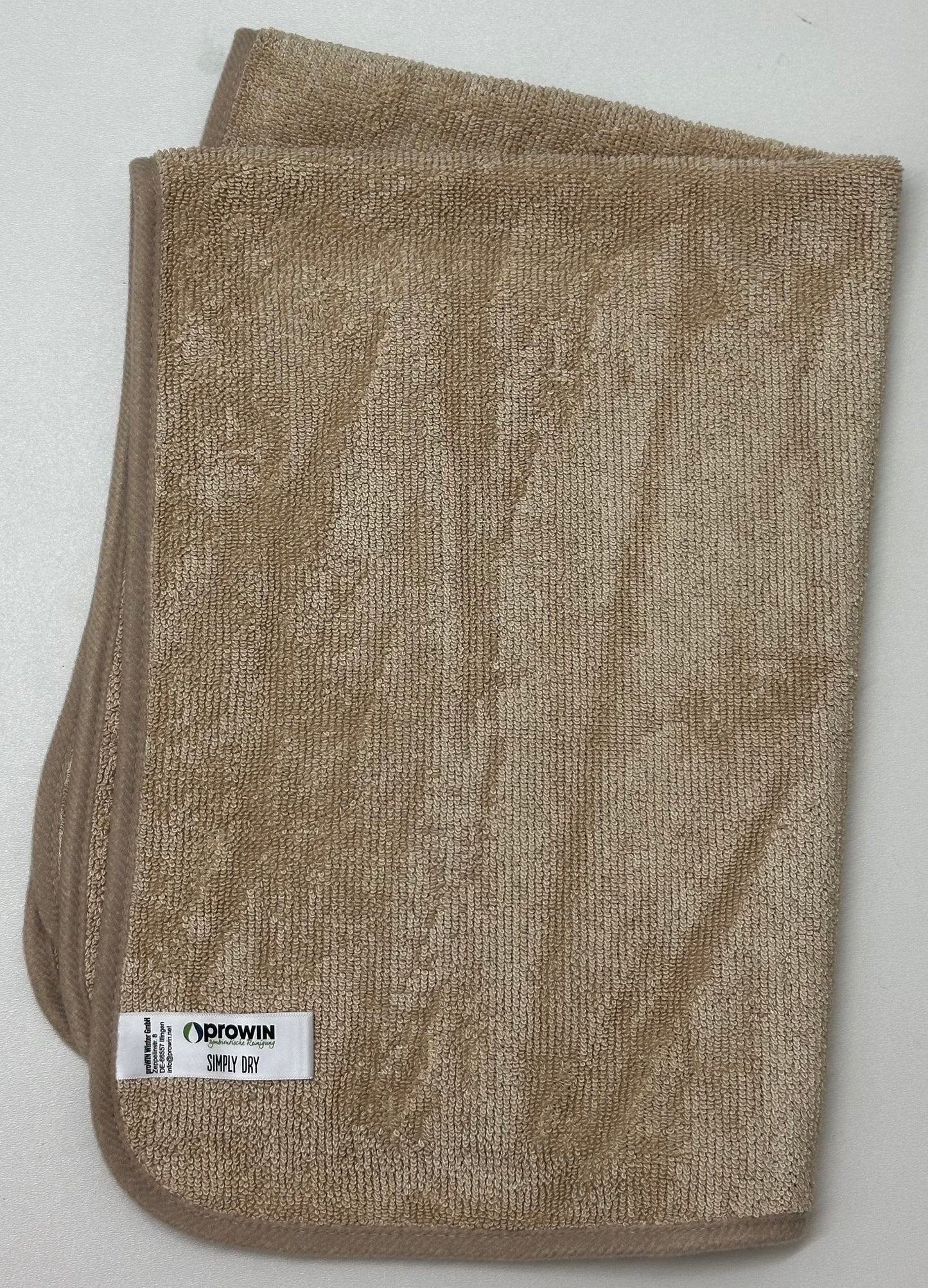 proWIN SIMPLY DRY sand, Trockentuch, 50 cm x 70 cm