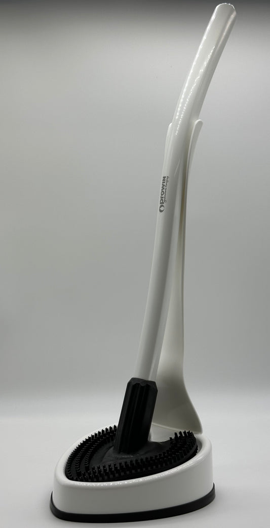 proWIN V7 LINE HERZILEIN, Toilettenbürste, weiß/schwarz