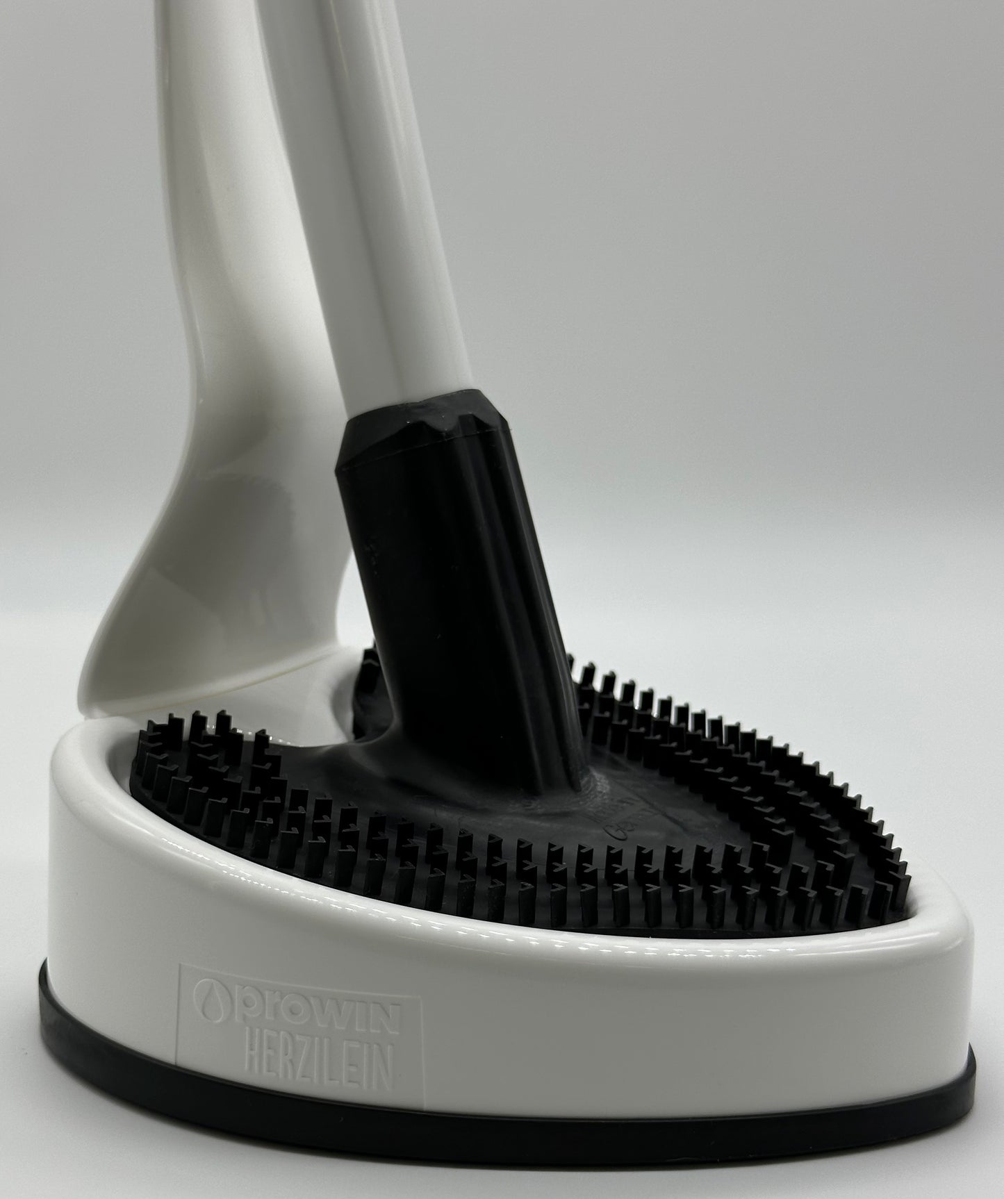 proWIN V7 LINE HERZILEIN, Toilettenbürste, weiß/schwarz