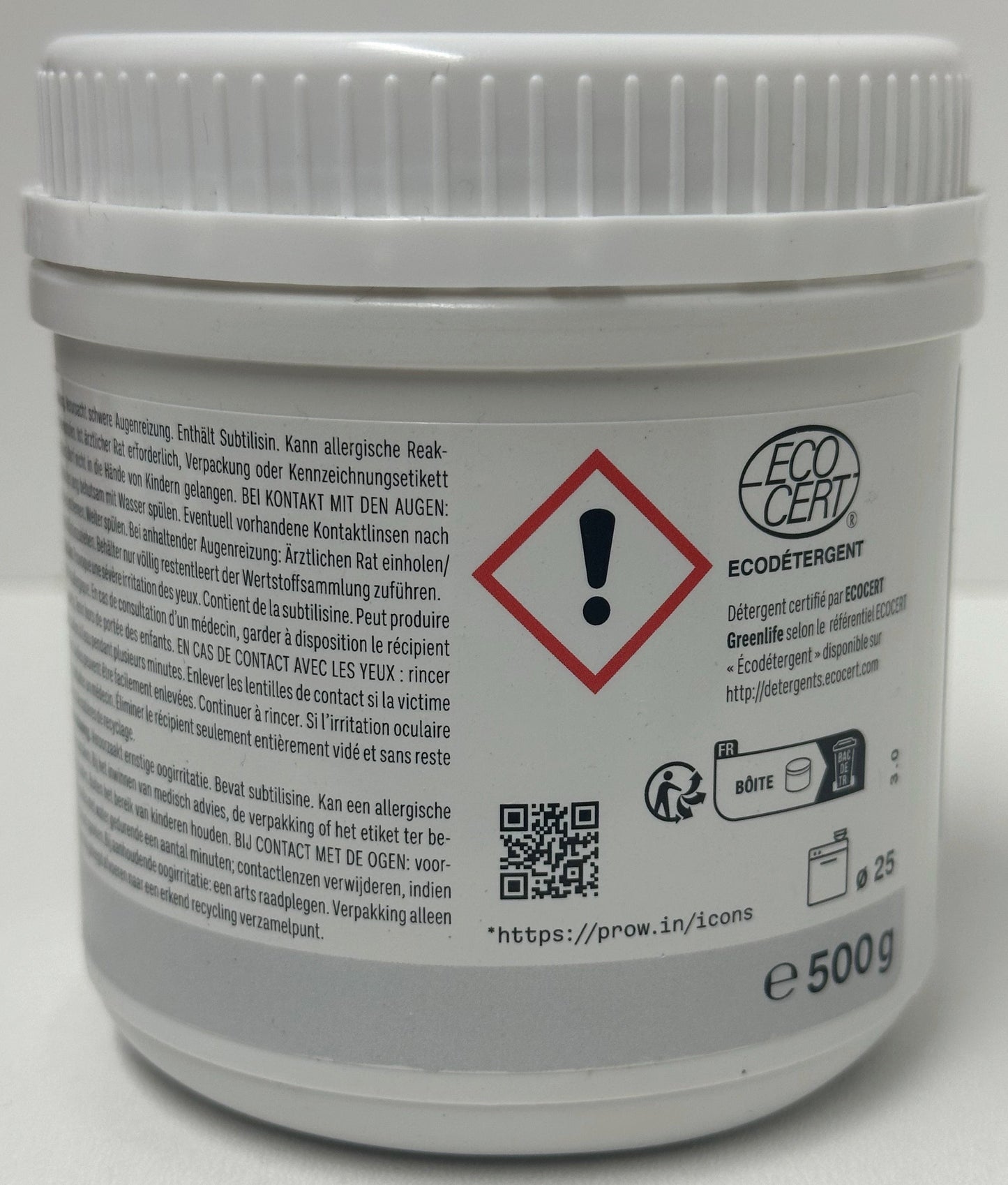 proWIN DISH N'CLEAN BOUTIQUE No. 1, Geschirrspülpulver, 500 g