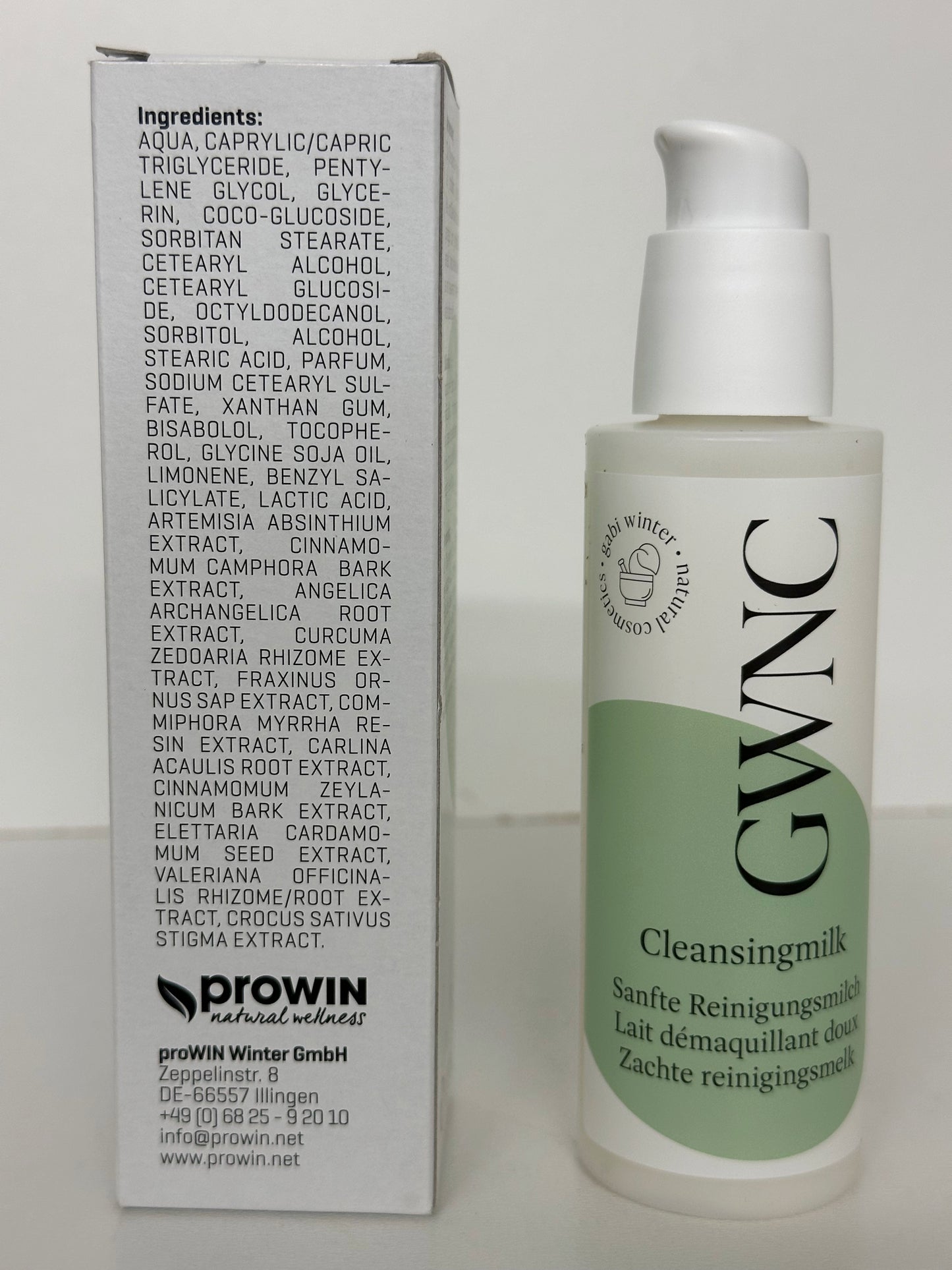 proWIN GWNC Cleansingmilk, Reinigungsmilch, 100 ml